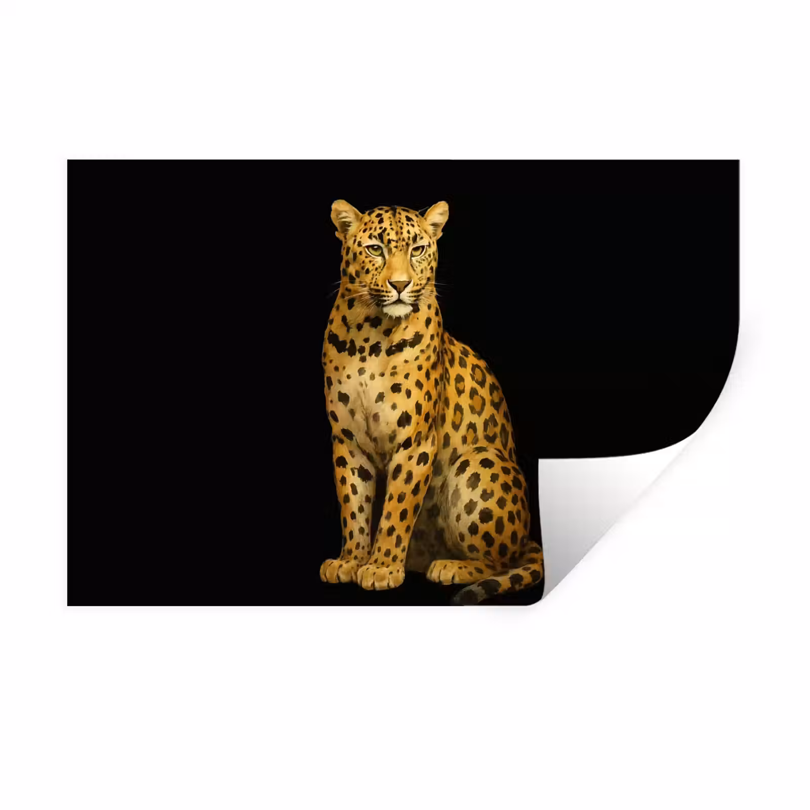 Muursticker - Panter - Realistisch - Bruin — 1