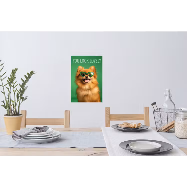 Muursticker - Hond - Zonnebril - Valentijn - Love — 3