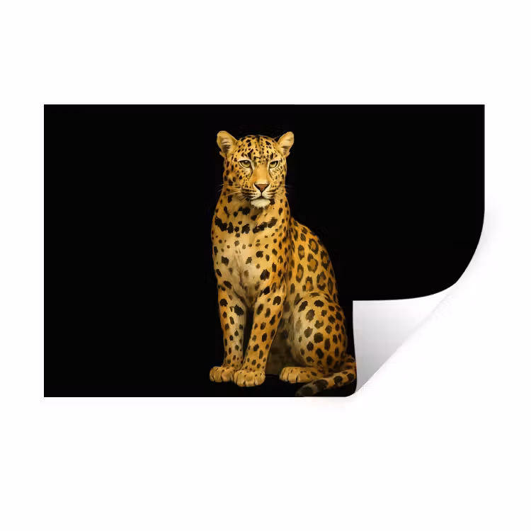 Muursticker - Panter - Realistisch - Bruin — 1