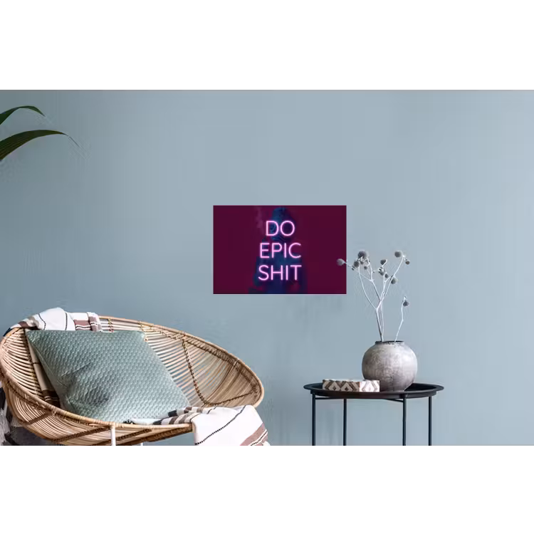 Muursticker - Buste - Neon - LED - Letters — 4