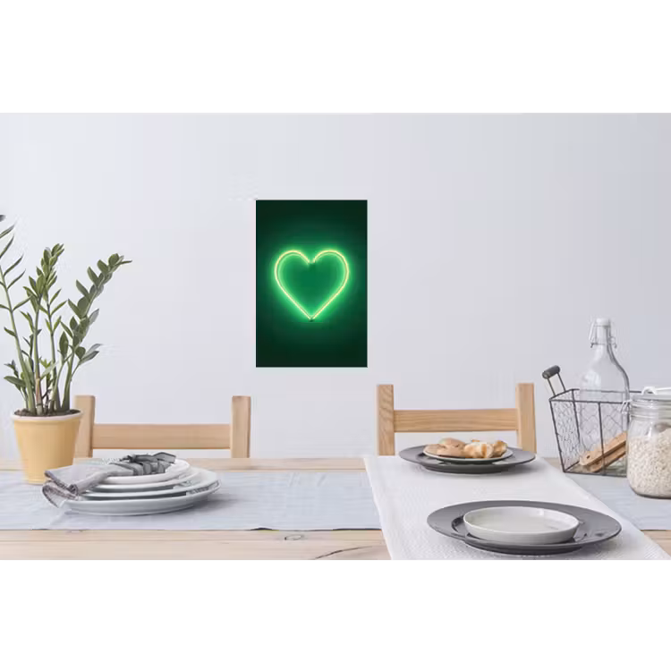 Muursticker - Neon - Groen - Licht — 3