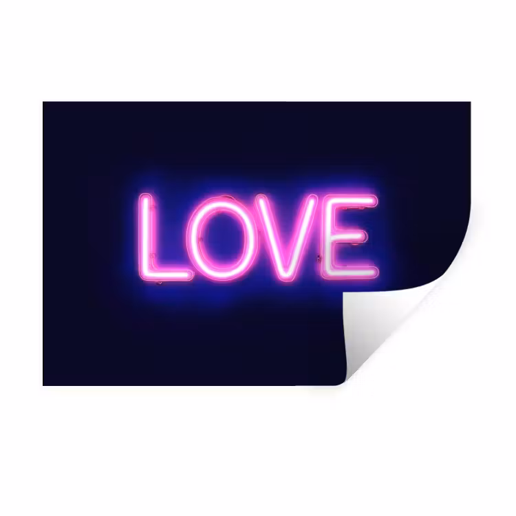 Muursticker - Neon - Love - Valentijn — 1