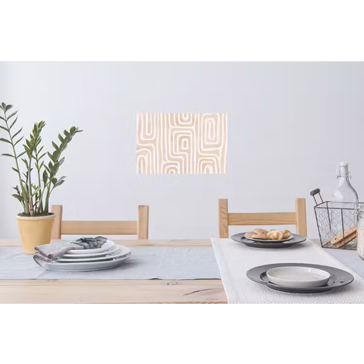 Muursticker - Decoratief - Labyrint - Beige — 3