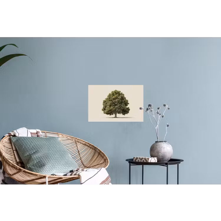 Muursticker - Eikenboom - Groen - Lichte achtergrond — 4