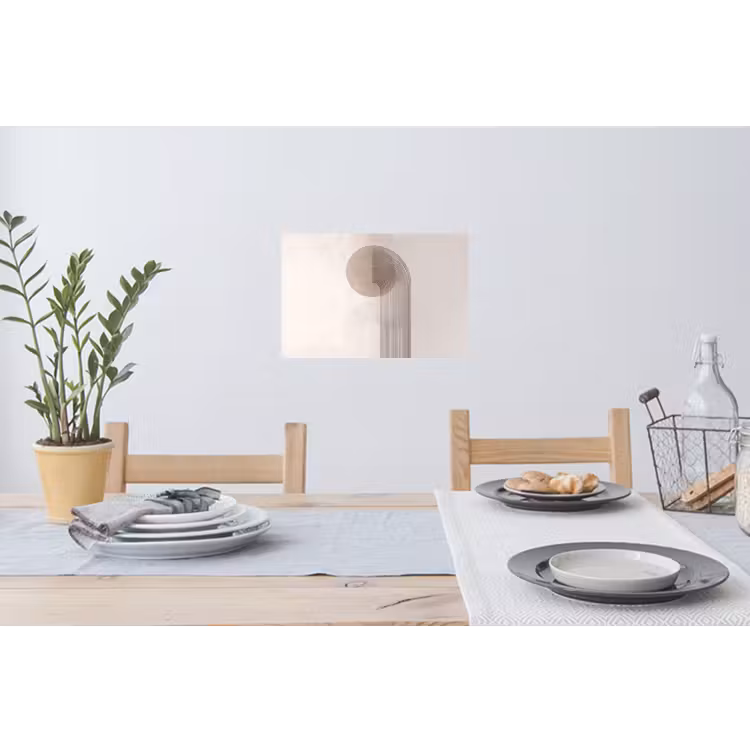 Muursticker - Minimalistisch - Cirkel - Lichtgrijs — 3
