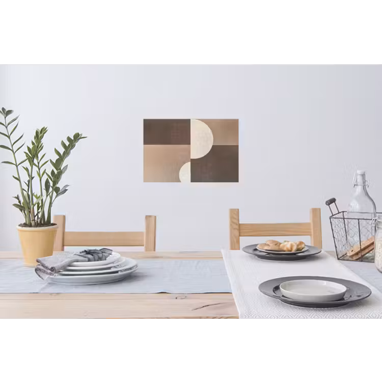 Muursticker - Raster - Halve cirkels - Contrast — 3