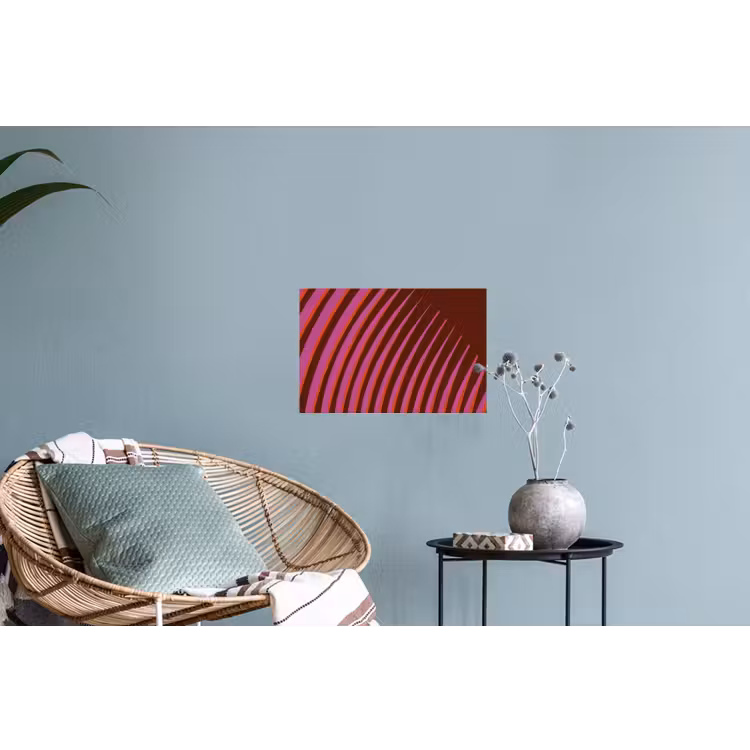 Muursticker - Lijnen - Rood - Beweging — 4