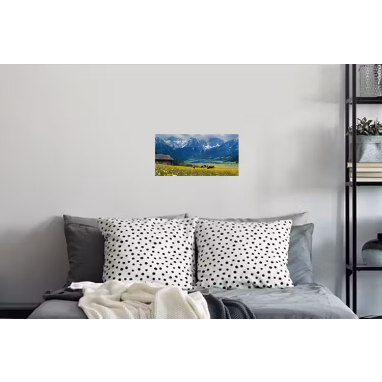 Muursticker - Alpen - Weide - Bergen - Koeien — 5