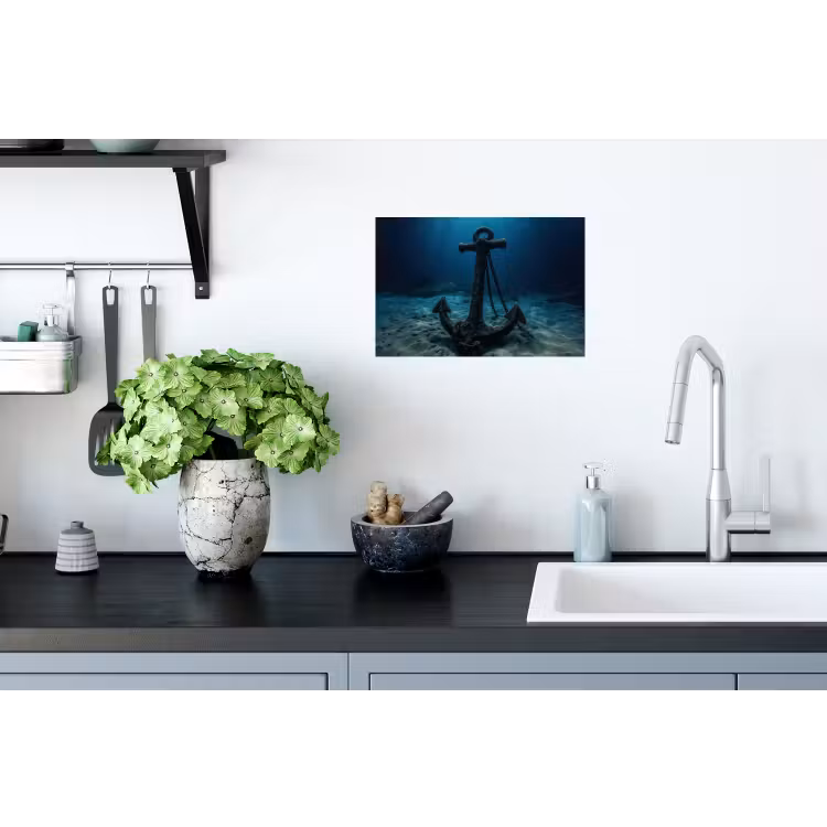 Muursticker - Anker - Ijzer - Zeebodem - Zand — 2