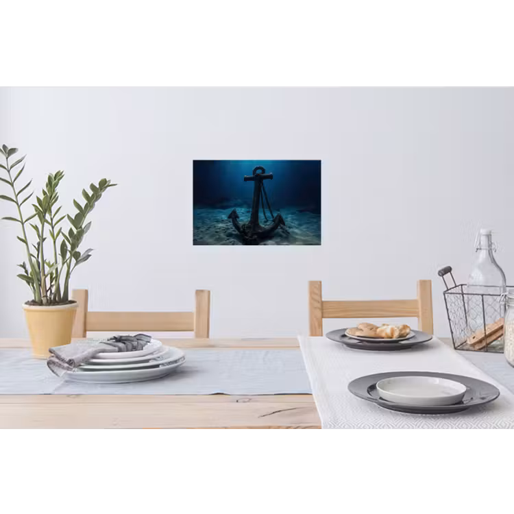 Muursticker - Anker - Ijzer - Zeebodem - Zand — 3