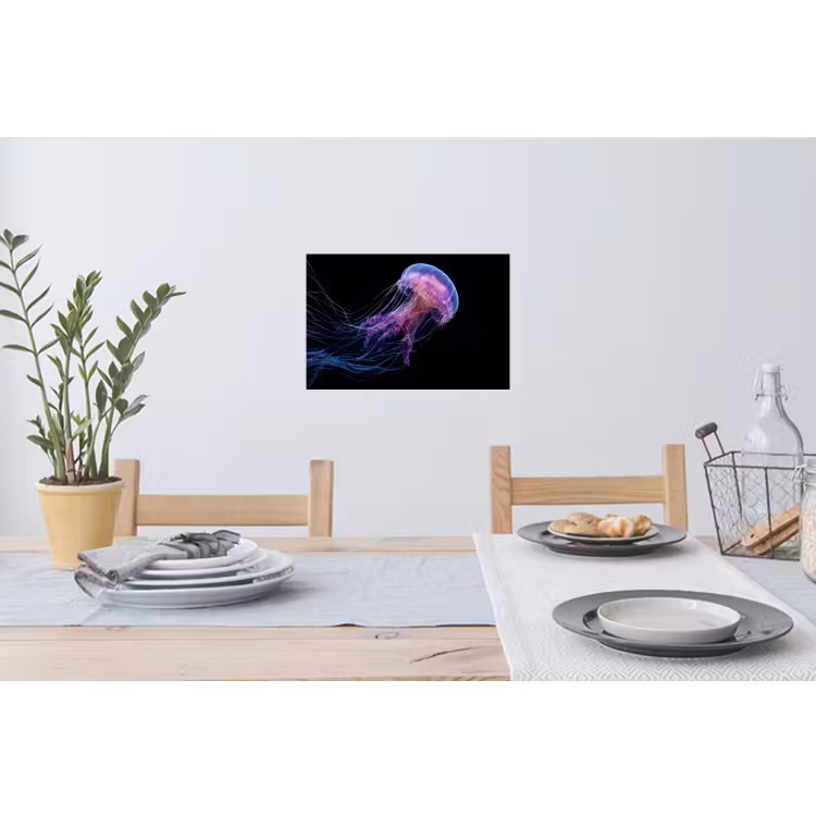 Muursticker - Kwal - Doorzichtig - Roze - Tentakels — 3