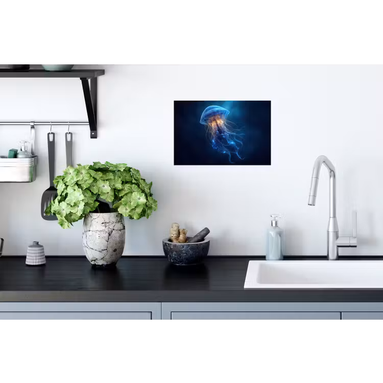 Muursticker - Kwal - Lichtgevend - Tentakels - Blauw — 2
