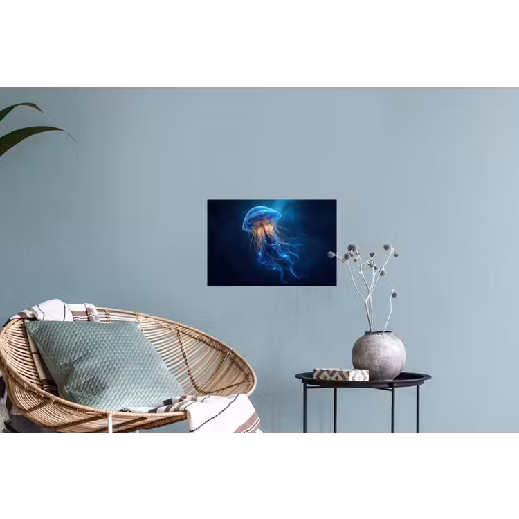 Muursticker - Kwal - Lichtgevend - Tentakels - Blauw — 4
