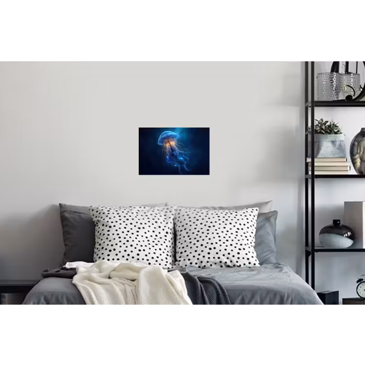 Muursticker - Kwal - Lichtgevend - Tentakels - Blauw — 5