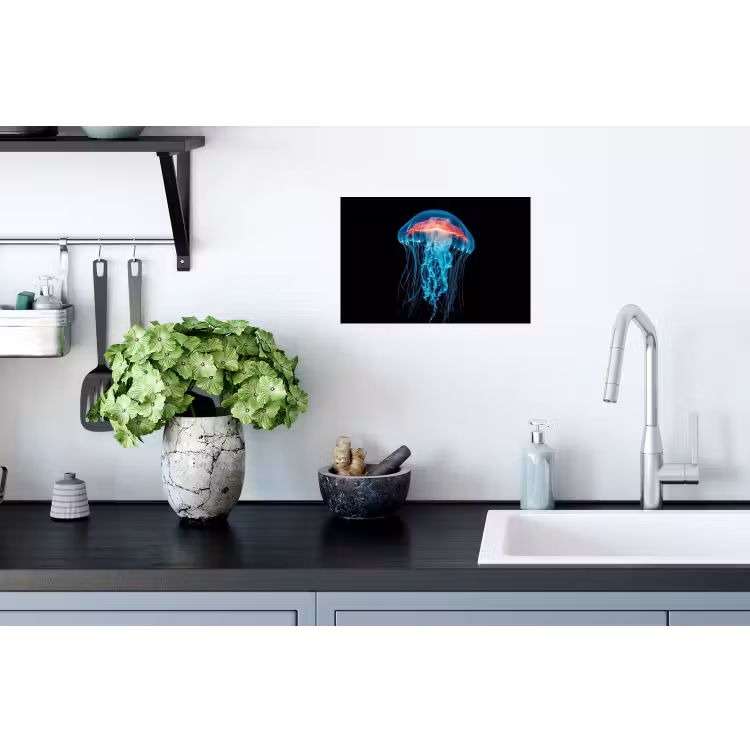 Muursticker - Kwal - Tentakels - Blauw - Licht — 2