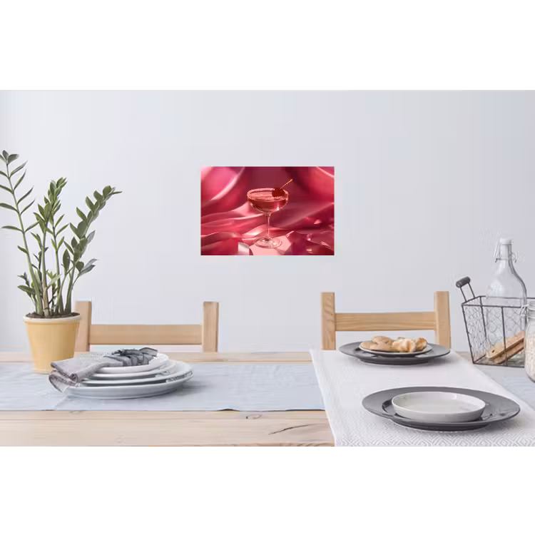 Muursticker - Cocktail - Pink - Luxe — 3