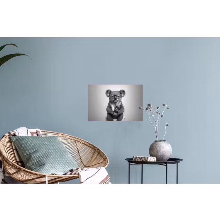 Muursticker - Koala - Bril - Toilet — 4
