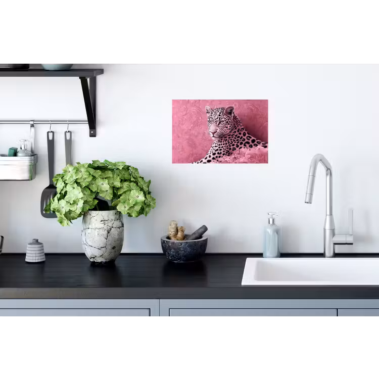 Muursticker - Panter - Luxe - Roze — 2