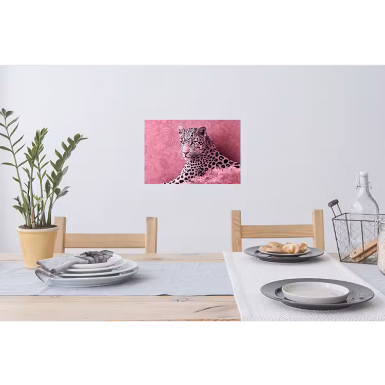 Muursticker - Panter - Luxe - Roze — 3