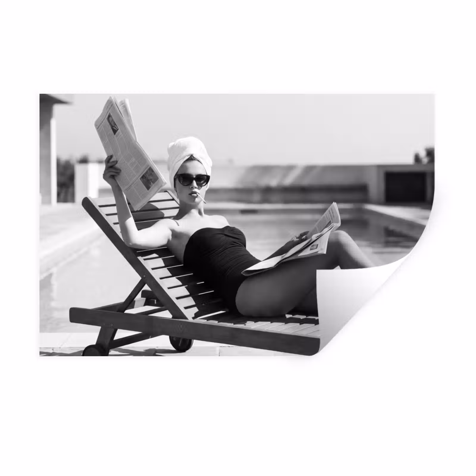 Muursticker - Glamour - Modern - Zwart - Wit — 1