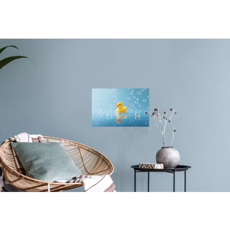 Muursticker - Bubbels - Badeend - Geel — 4