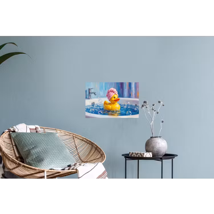 Muursticker - Creatief - Badeend - Kleurrijk — 4