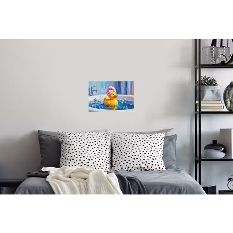 Muursticker - Creatief - Badeend - Kleurrijk — 5