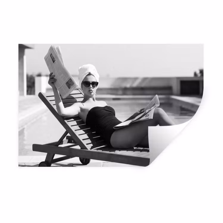 Muursticker - Glamour - Modern - Zwart - Wit — 1