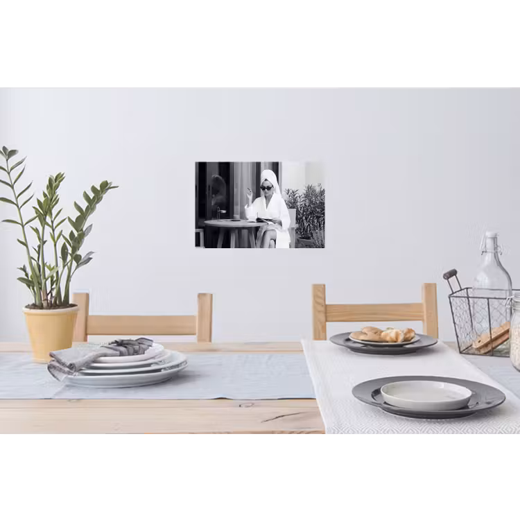 Muursticker - Modern - Vrouw - Zwart - Wit — 3