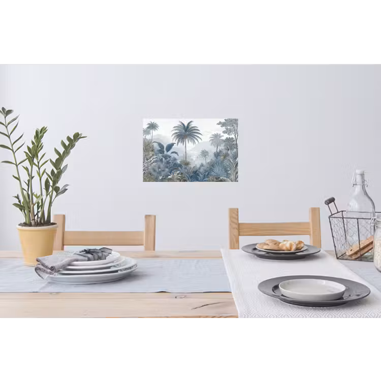 Muursticker - Jungle - Modern - Blauw - Groen — 3