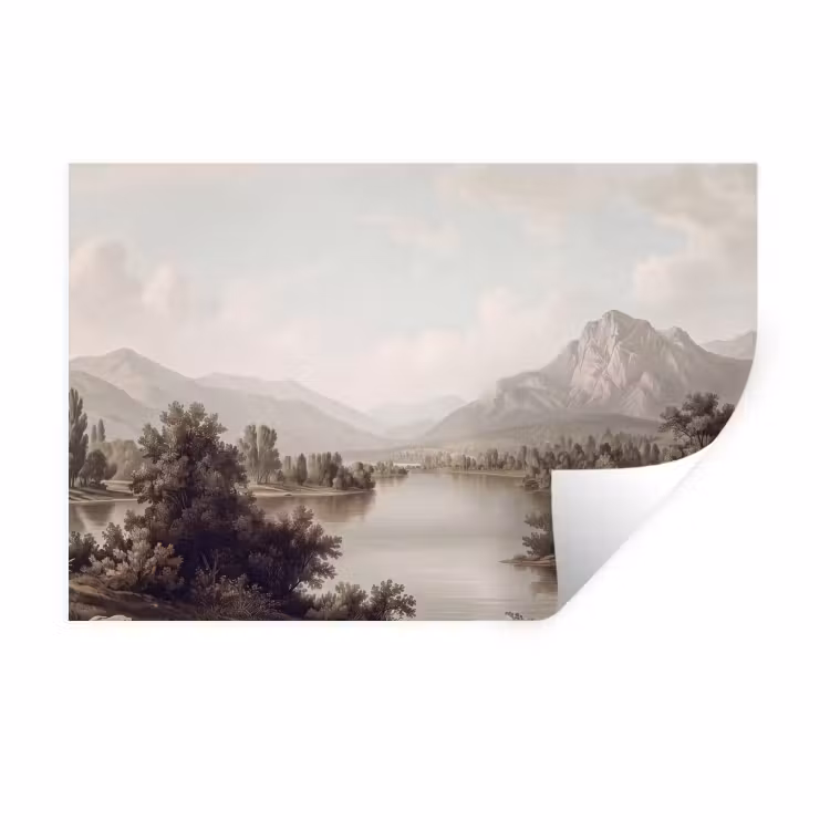 Muursticker - Klassiek - Landschap - Sereen — 1