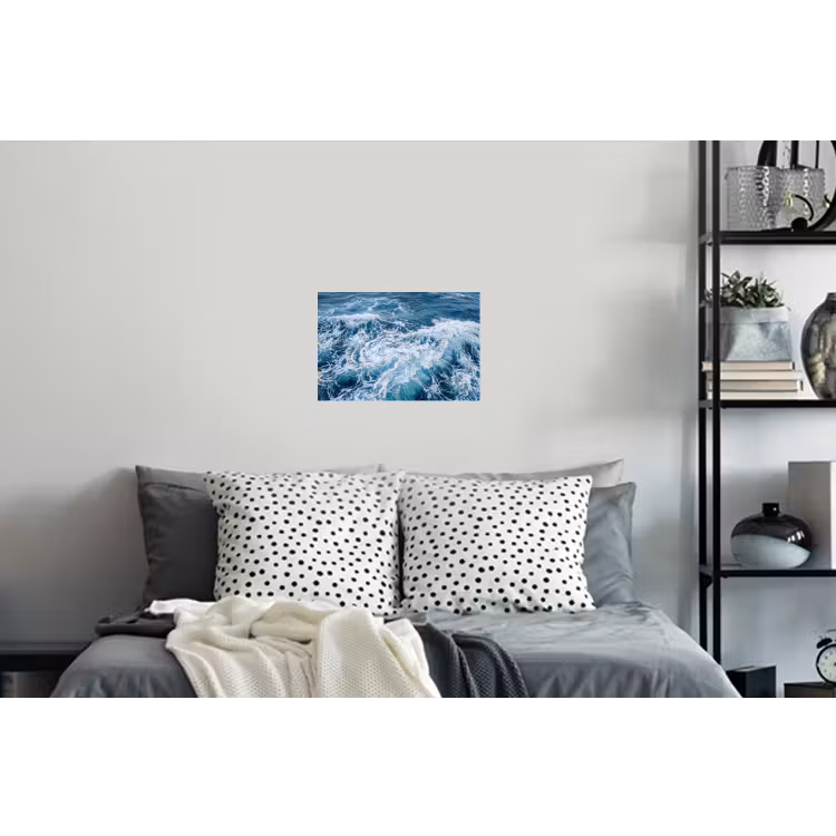 Muursticker - Golven - Oceaan - Blauw — 5