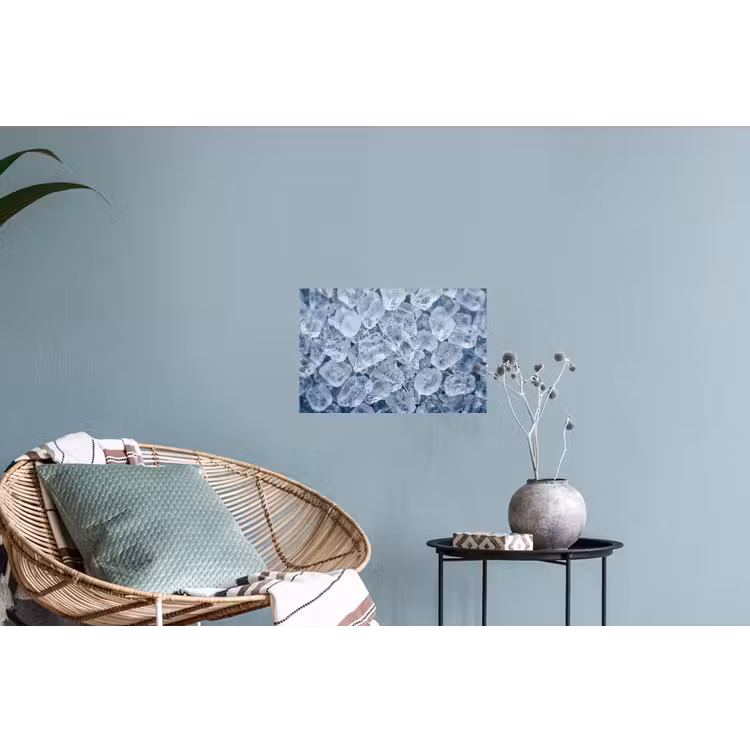 Muursticker - Ijsblokjes - Water - Blauw — 4