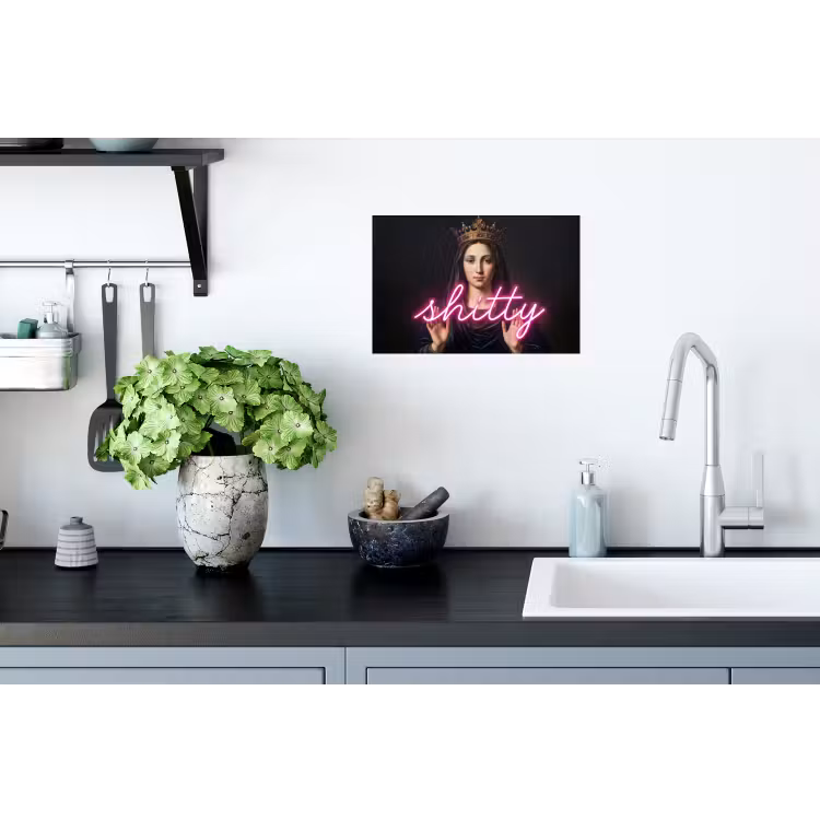 Muursticker - Ironisch - Tekst - Neon — 2