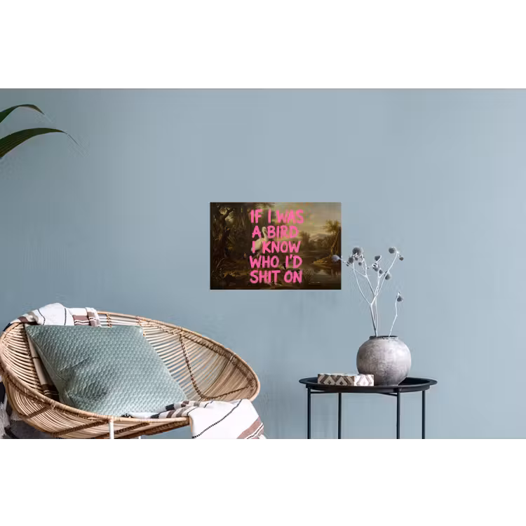 Muursticker - Klassiek - Humor - Roze — 4