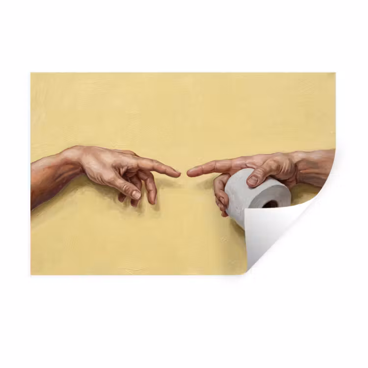 Muursticker - Klassiek - Kunst - Humor — 1