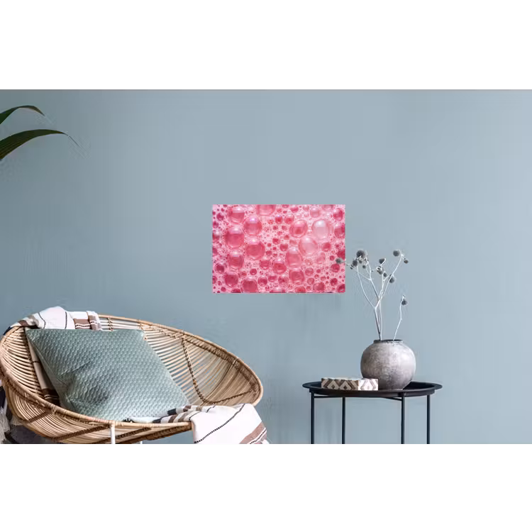 Muursticker - Roze - Schuim - Bubbels — 4
