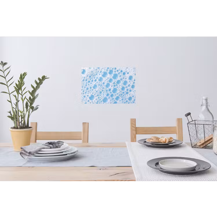 Muursticker - Schuim - Bubbels - Blauw — 3