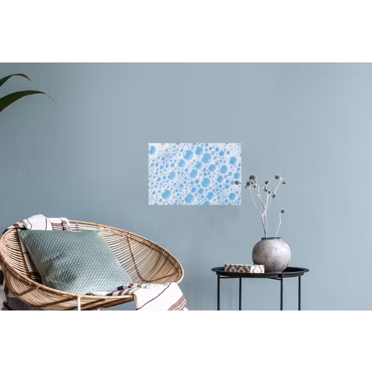 Muursticker - Schuim - Bubbels - Blauw — 4