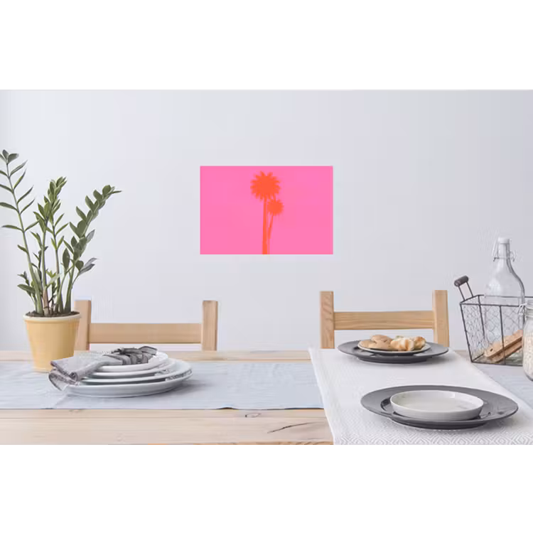 Muursticker - Palmbomen - Modern - Roze — 3