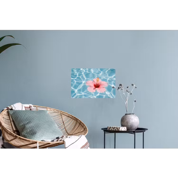 Muursticker - Hibiscus - Water - Roze — 4