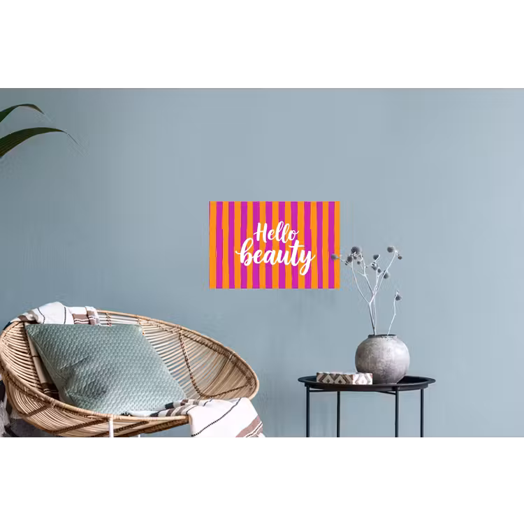 Muursticker - Modern - Hello - Oranje — 4