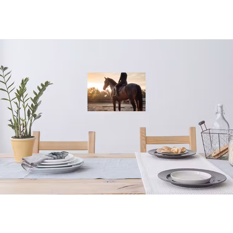 Muursticker - Harmonie - Ruiter - Zon — 3