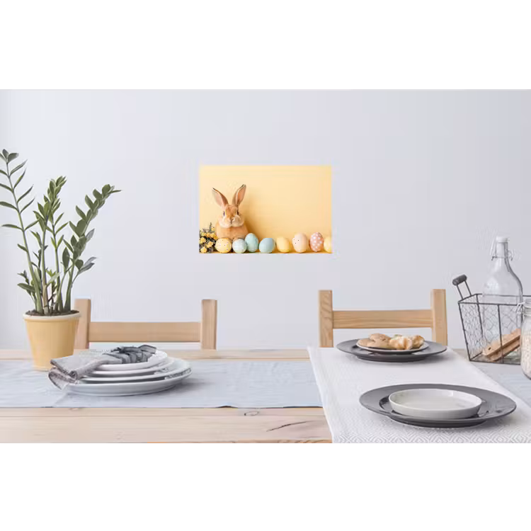 Muursticker - Eieren - Konijn - Pasteltinten — 3