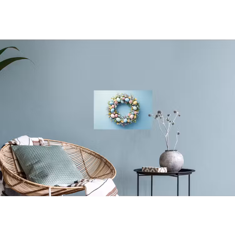 Muursticker - Krans - Eieren - Bloemen — 4