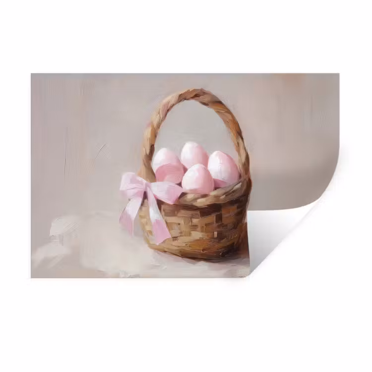 Muursticker - Mand - Eieren - Roze — 1