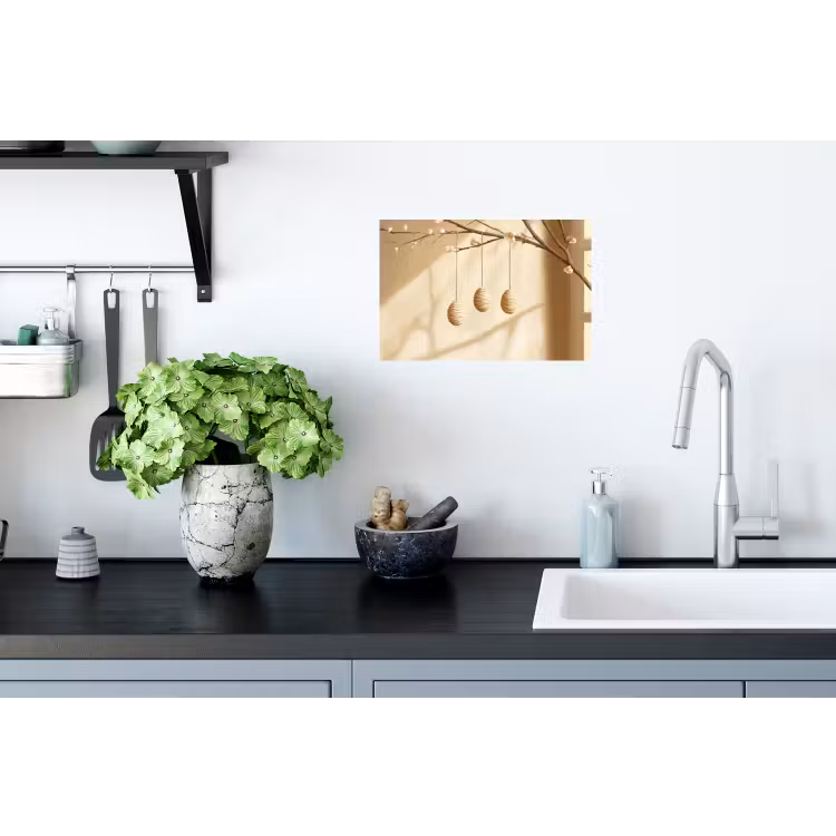 Muursticker - Beige - Paastak - Eieren — 2