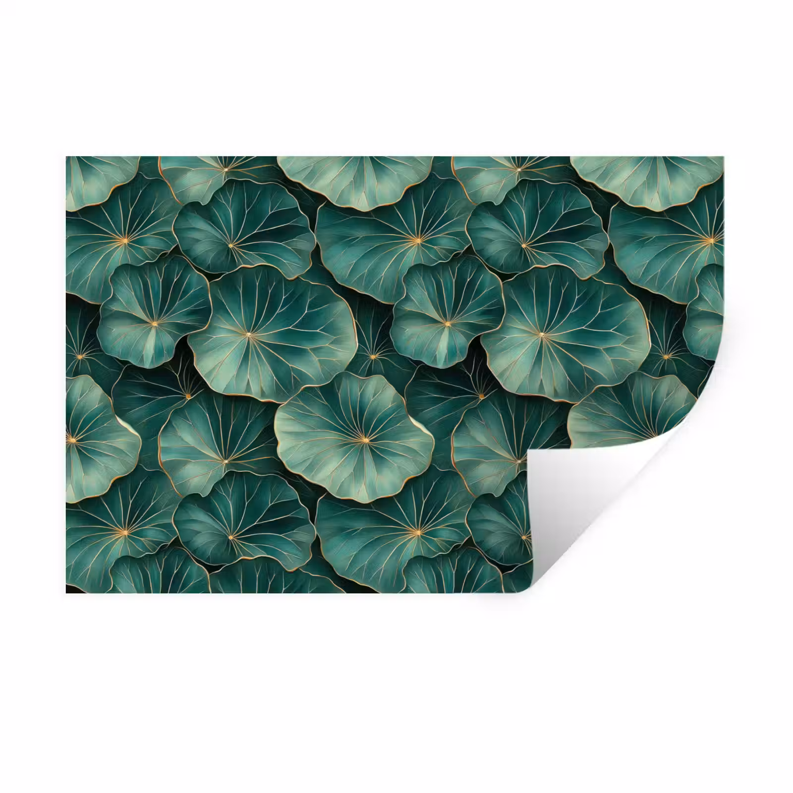 Muursticker - Patroon - Bladeren - Groen — 1