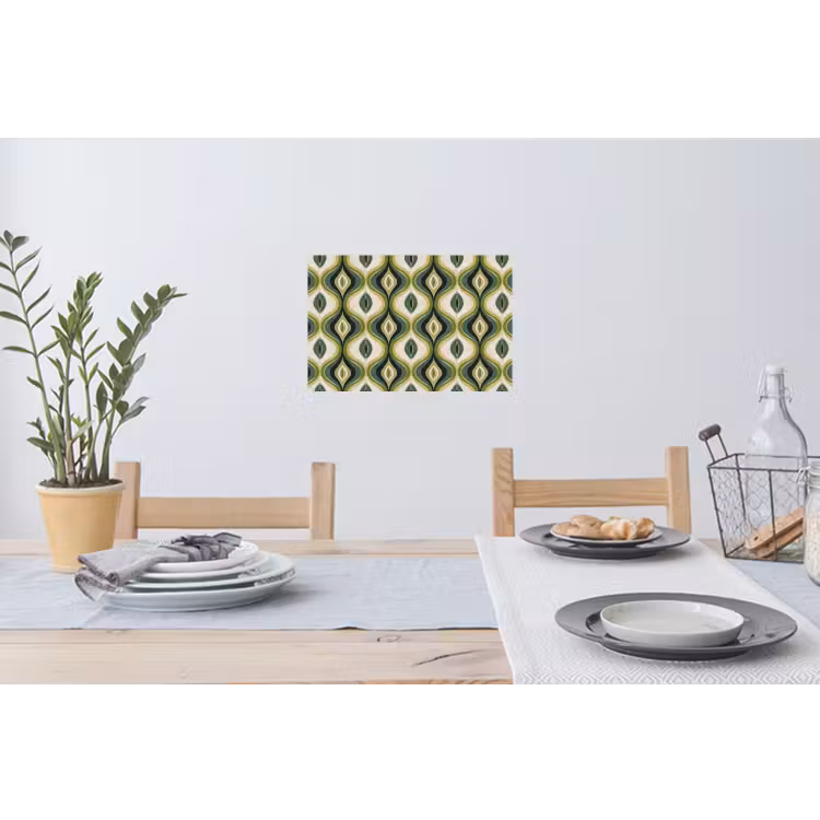 Muursticker - Abstract - Ritmisch - Groen — 3