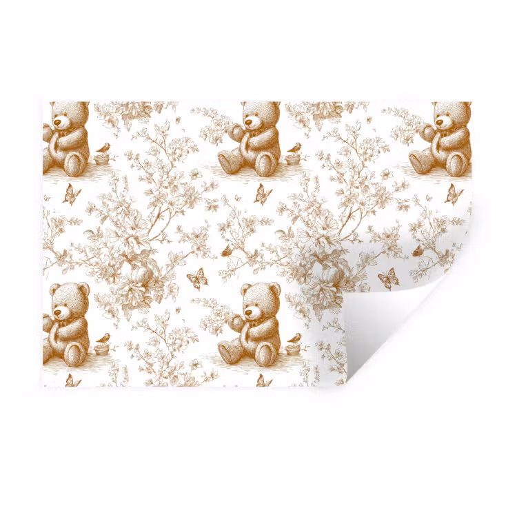 Muursticker - Beer - Tijdloos - Bruin — 1